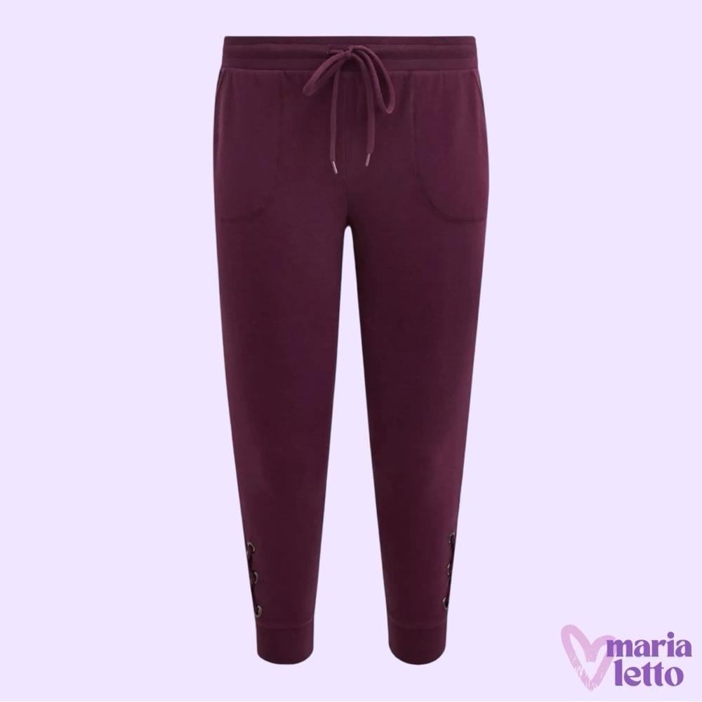 Torrid Purple Everyday Fleece Lace Up, NWT, 1X